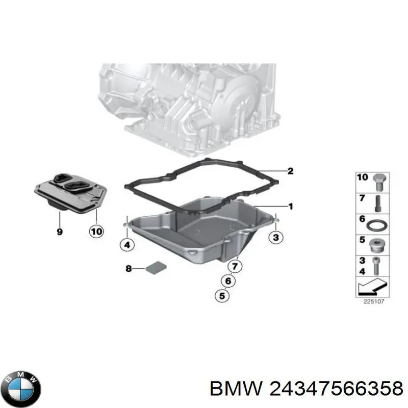 24347566358 BMW Масло в коробку автомат