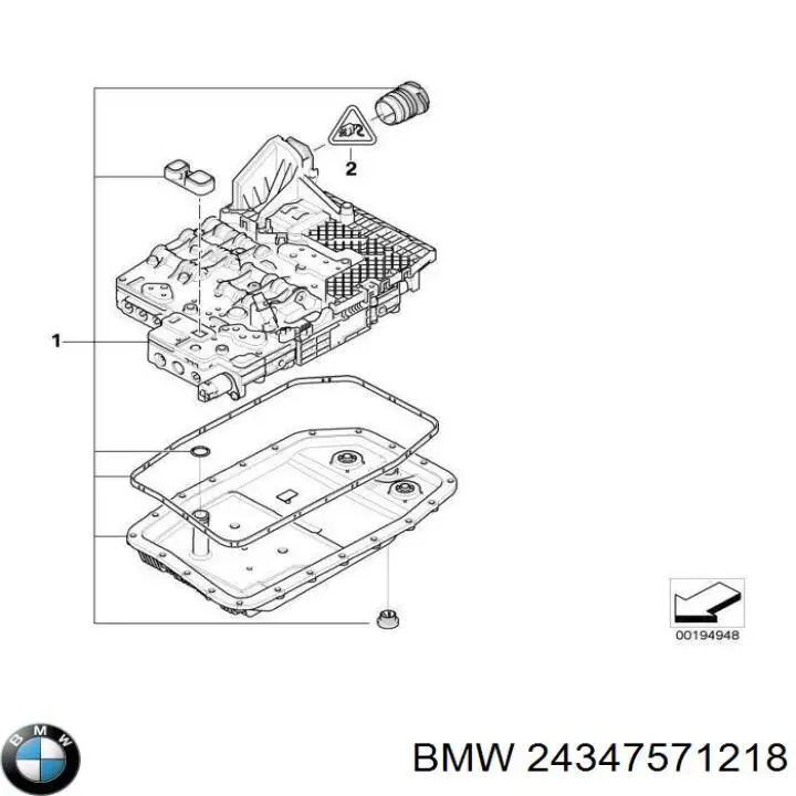  BMW 24347571218 ціна, від 3508.29 USD