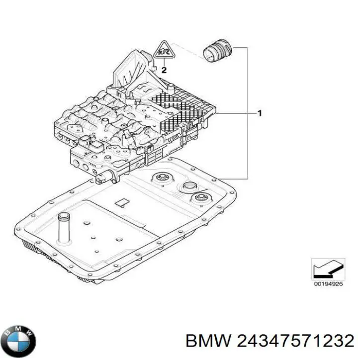 BMW 24347571232 ціна, від 3525.42 USD