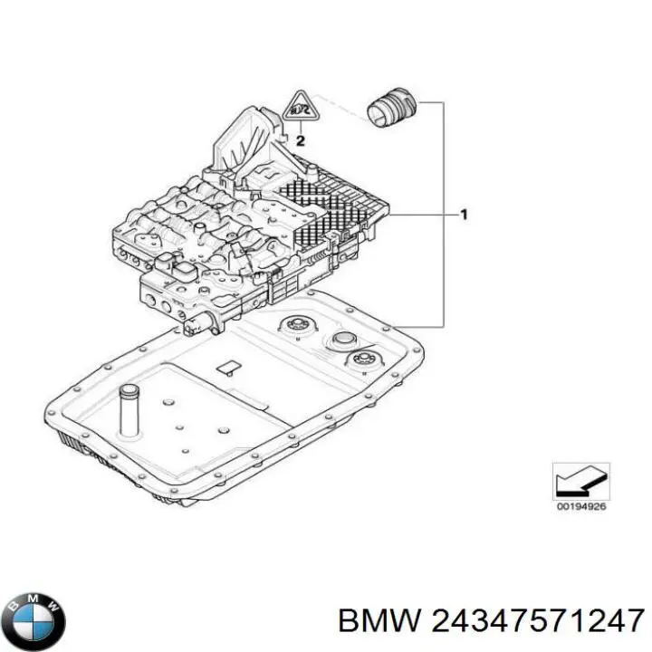  BMW 24347571247 ціна, від 3463.86 USD