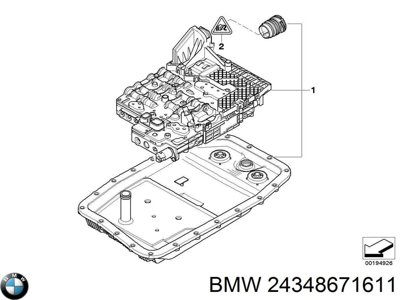  BMW 24348671611 ціна, від 592.55 USD