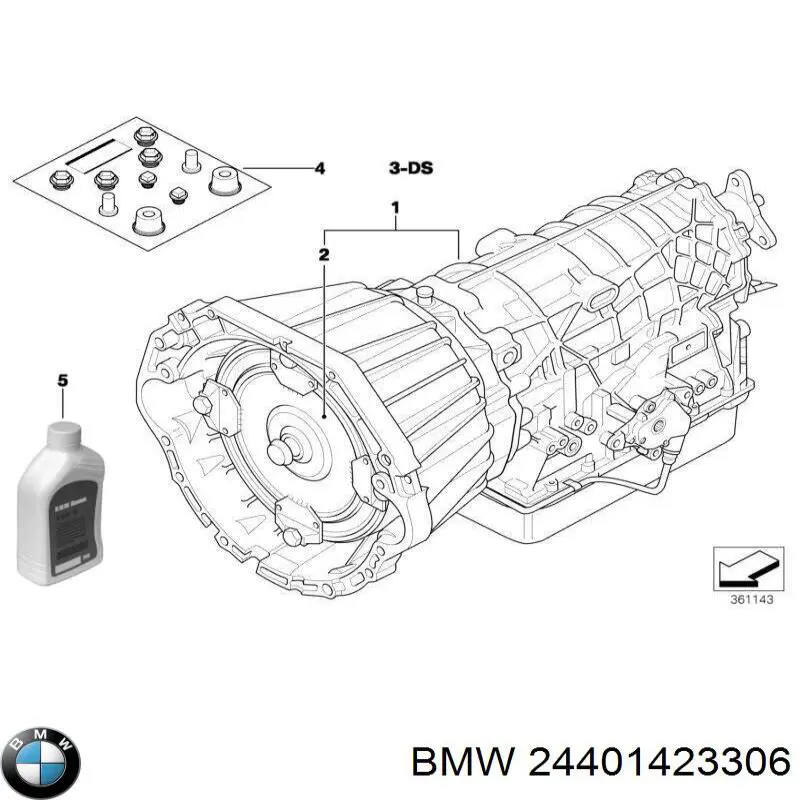 Гідротрансформатор ГМП BMW 24401423306 ціна, від 1680.98 USD