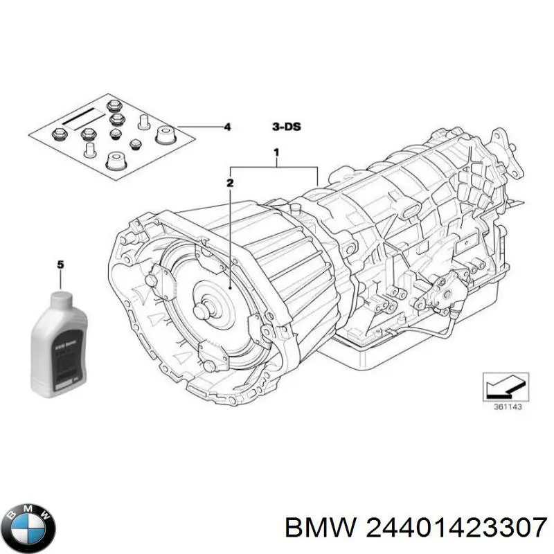 Гідротрансформатор ГМП BMW 24401423307 ціна, від 152.03 USD
