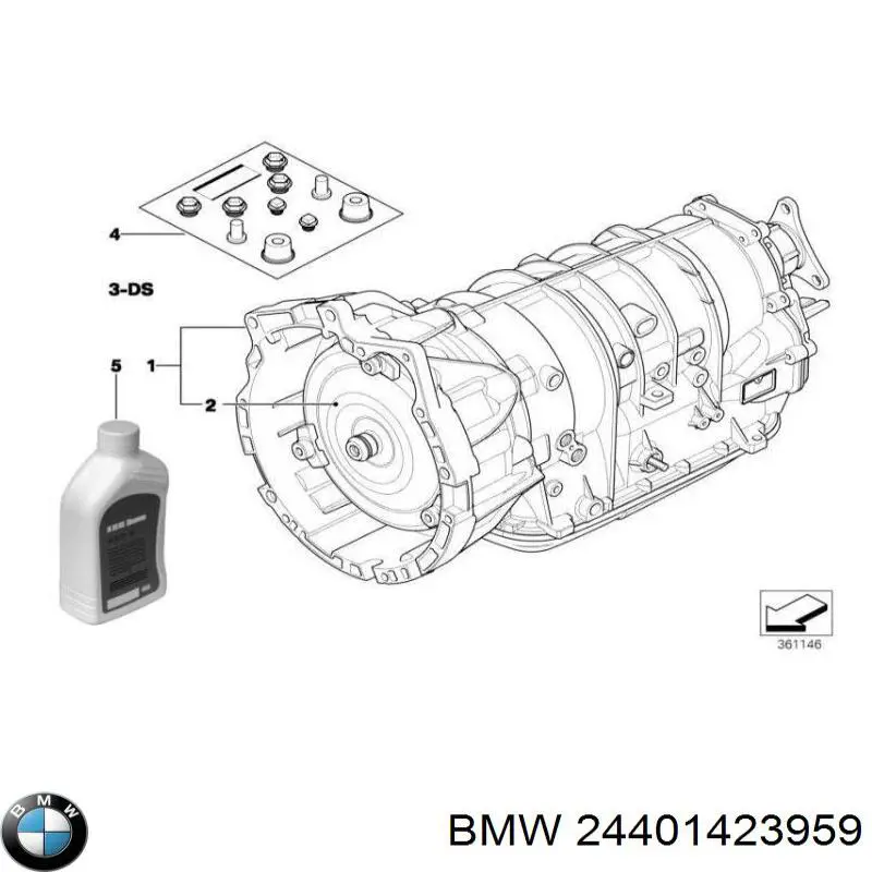 Купити 24401423959 BMW Гідротрансформатор автоматичної коробки передач