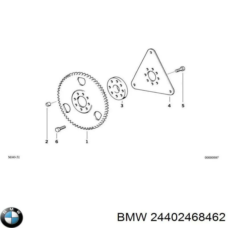 Купити 24401216837 BMW 