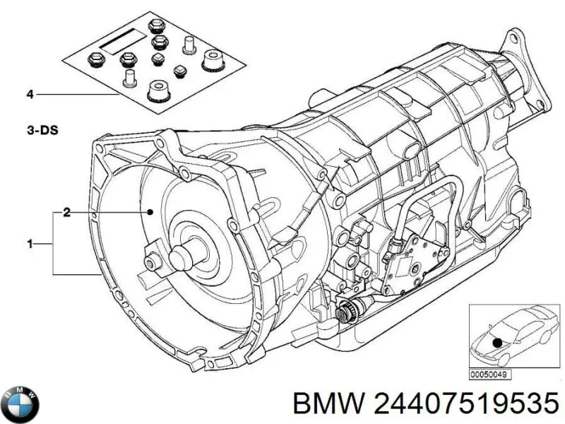 24407519535 BMW Передача гідромеханічна (ГМП)