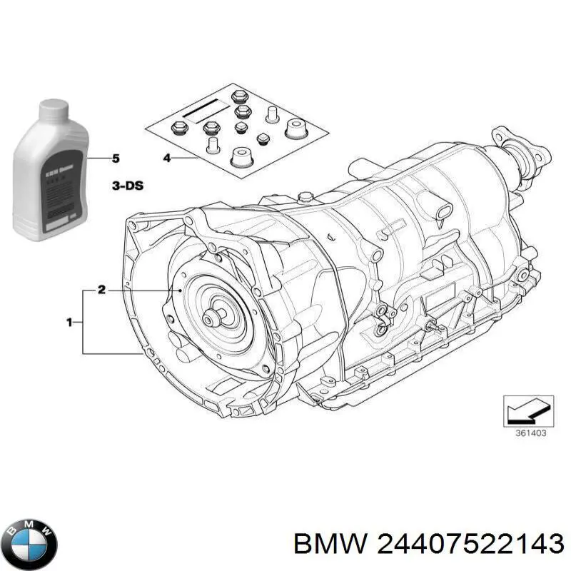 Гідротрансформатор ГМП BMW 24407522143 ціна, від 1029.65 USD