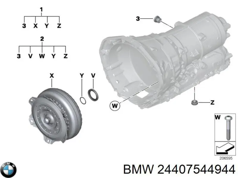 Купити 24407544944 BMW 