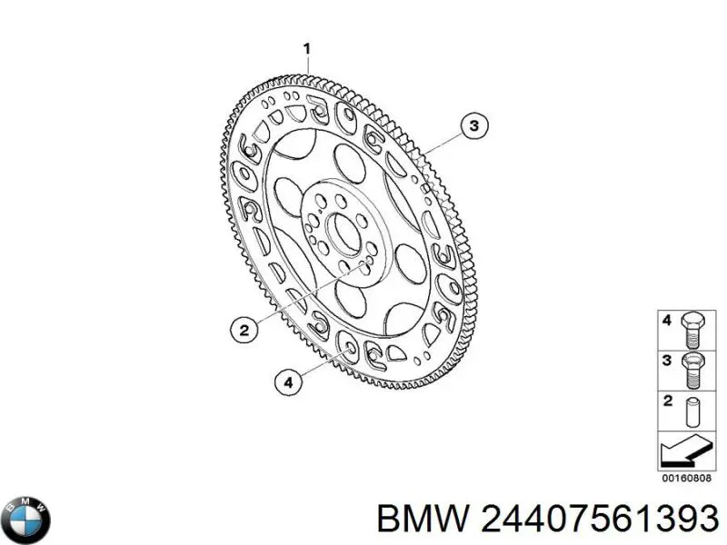 Купити 24407561393 BMW Болт гбц