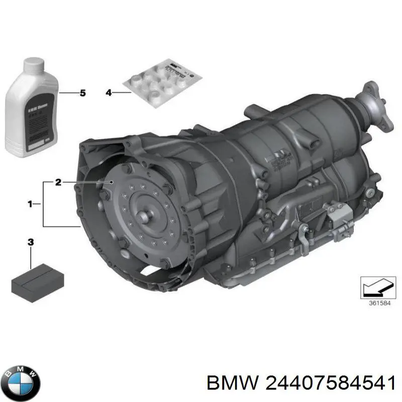 24407584541 BMW Передача гідромеханічна (ГМП)