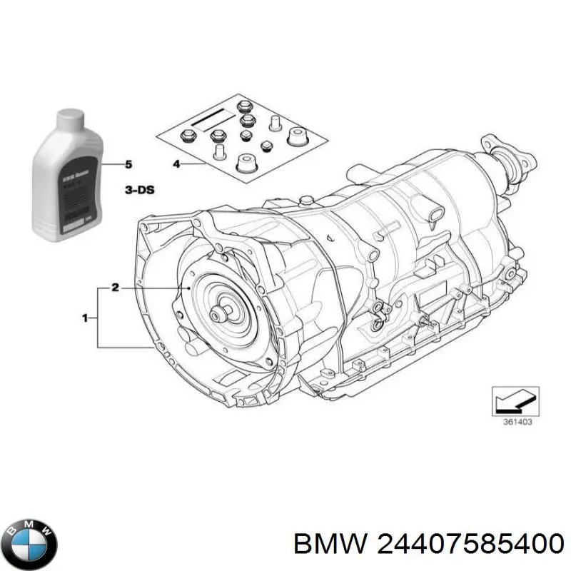 Гідротрансформатор ГМП BMW 24407547057 ціна, від 190.04 USD