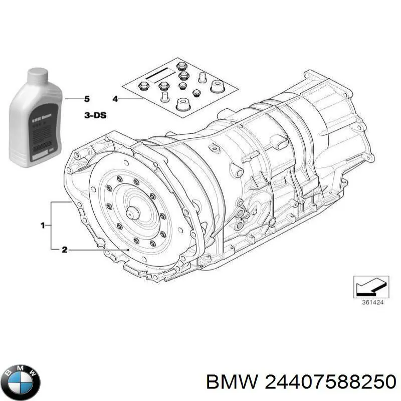 Гідротрансформатор ГМП BMW 24407588250 ціна, від 311.46 USD