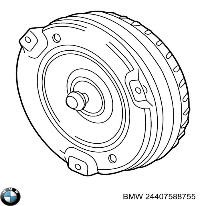 24407588755 BMW Передача гідромеханічна (ГМП)