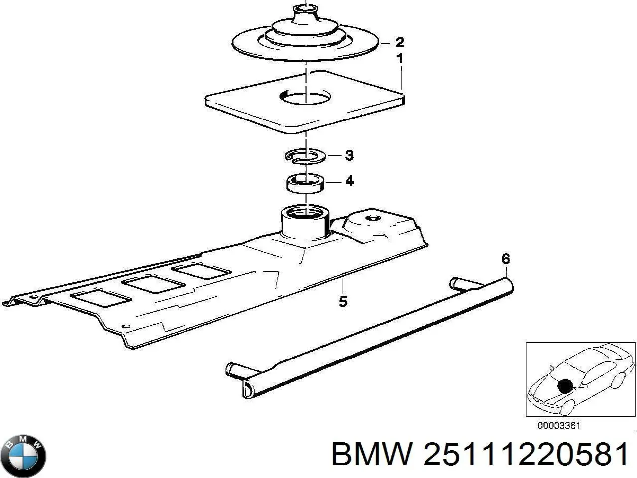  BMW 25111220581 ціна, від 45.43 USD