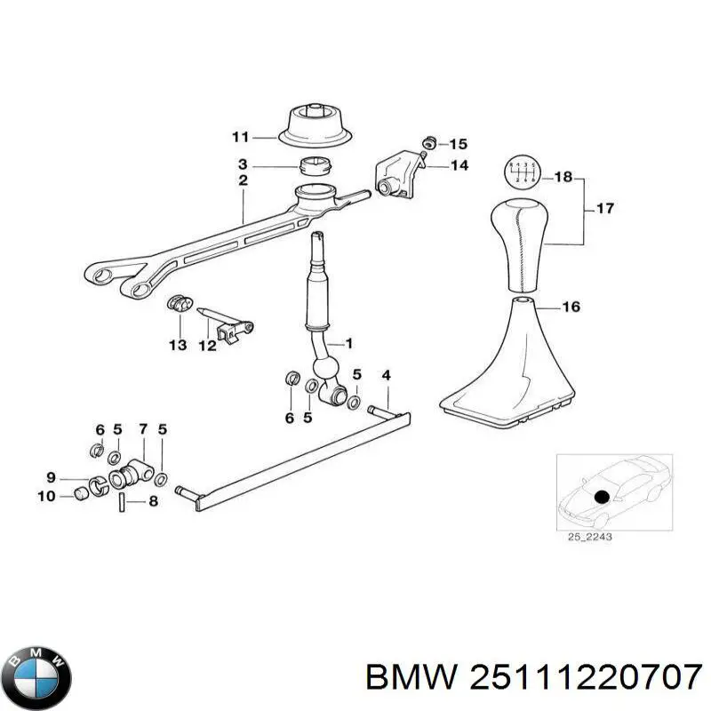  BMW 25111220707 ціна, від 133.26 USD