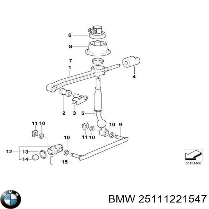  BMW 25111221547 ціна, від 105.01 USD