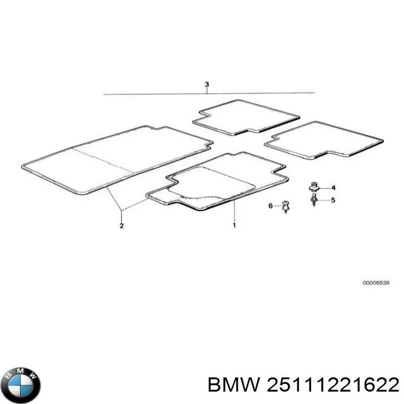 Купити 25111221622 BMW 