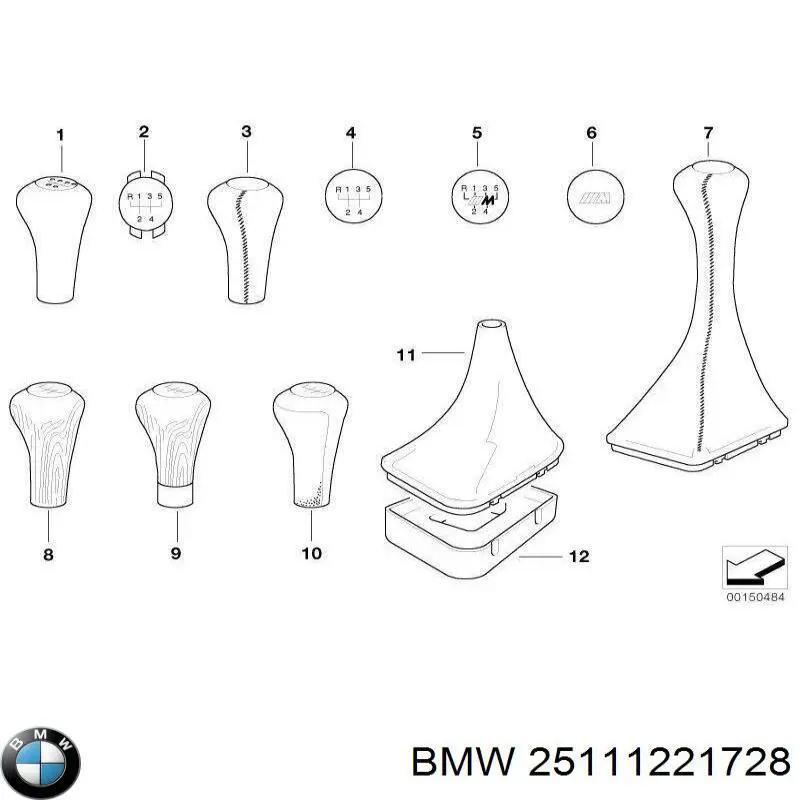 Купити 25111221728 BMW 