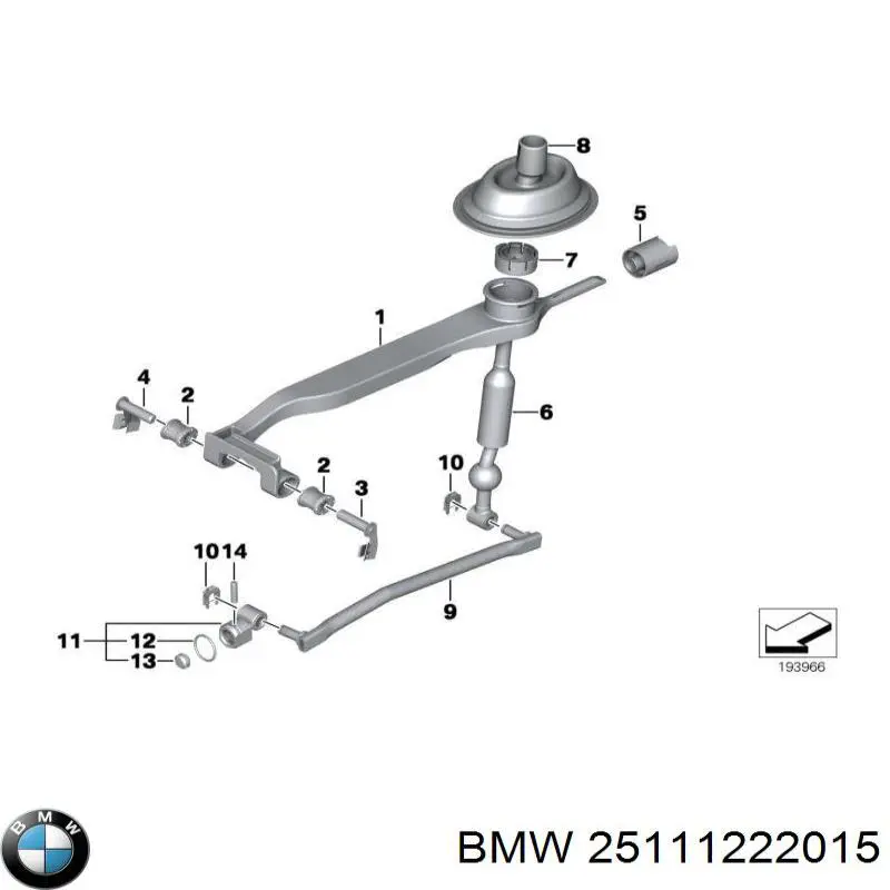 Втулка механізму перемикання передач Febest BMMGBE90 ціна, від 15.79 USD
