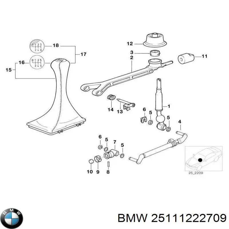  BMW 25111222709 ціна, від 11.29 USD