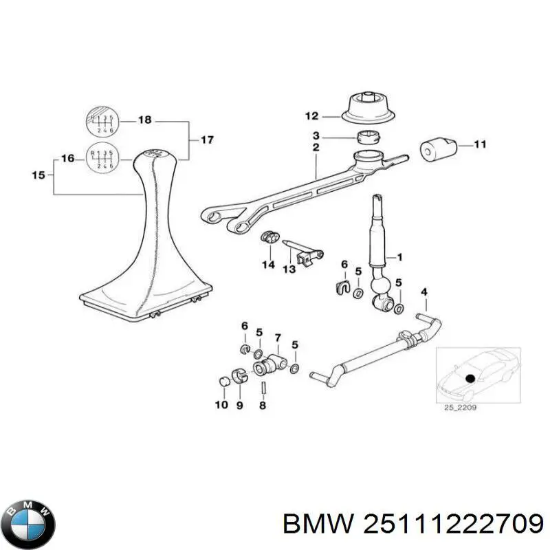 Купити 25111222709 BMW 
