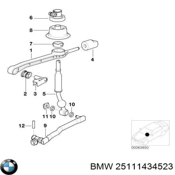  BMW 25111434523 ціна, від 22.10 USD