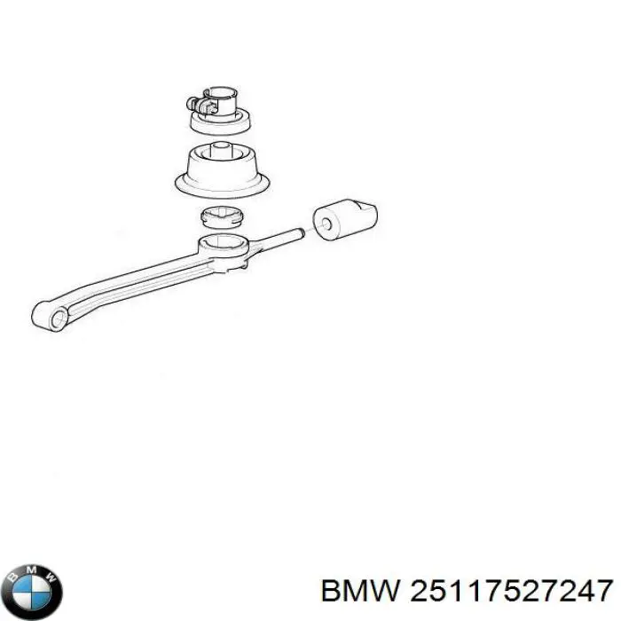 Важіль перемикання передач BMW 25117527247 ціна, від 27.69 USD