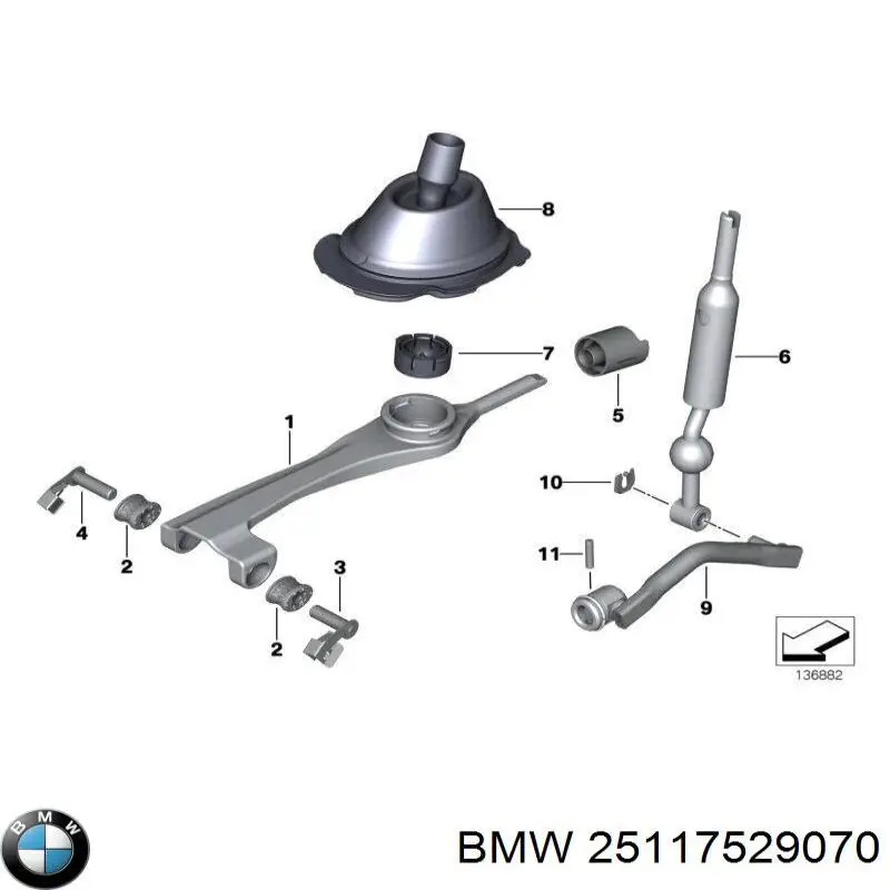  BMW 25117529070 ціна, від 83.51 USD