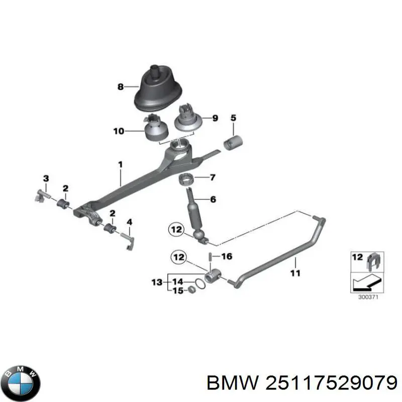 Вісь натягувача привідного ременя BMW 25117529079 ціна, від 8.15 USD