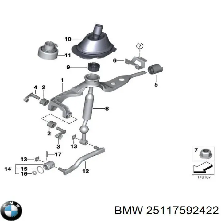  25117592422 BMW