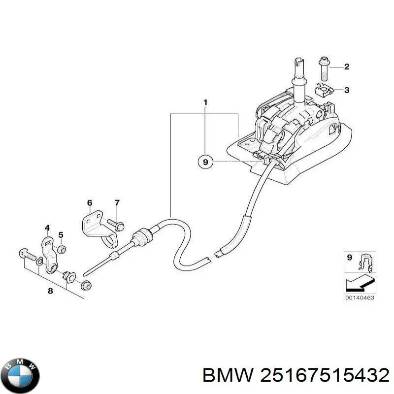Купити 1423536 BMW Привід управління механізмом перемикання передач