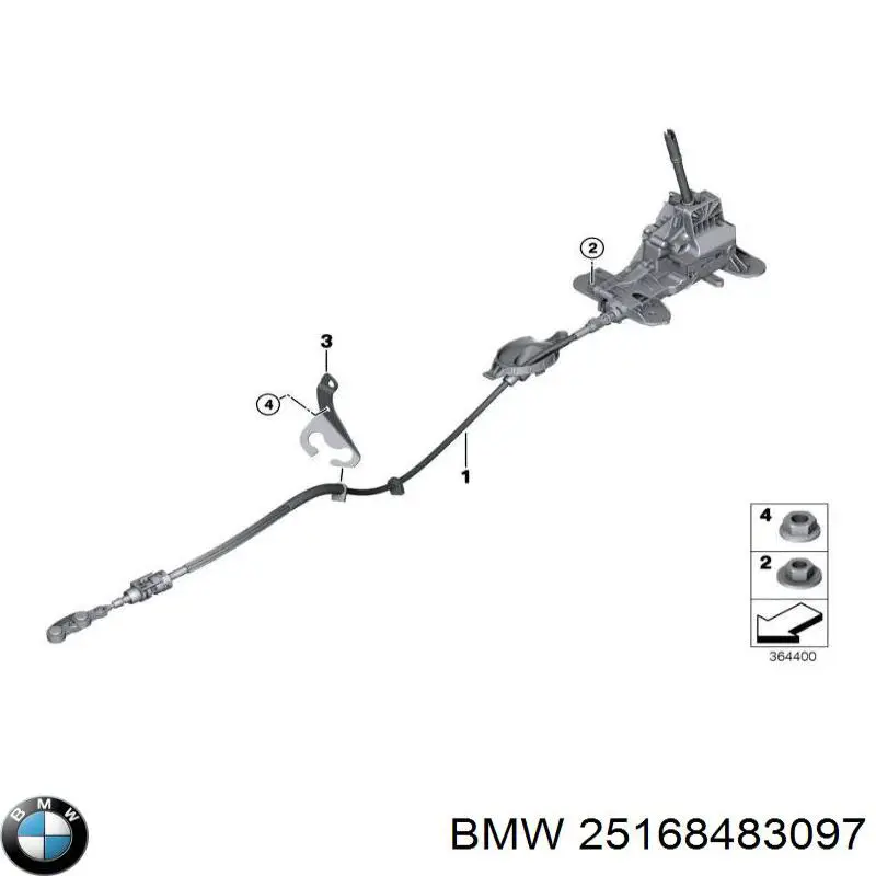 Механізм перемикання передач BMW 25168483097 ціна, від 277.78 USD