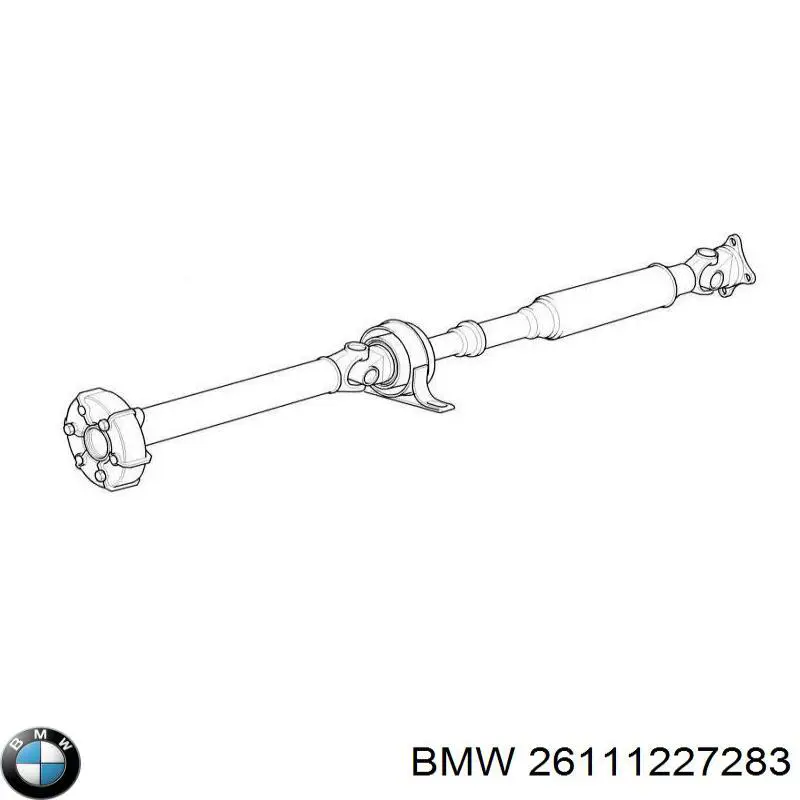 26111227283 BMW Вал карданний основний заднього моста