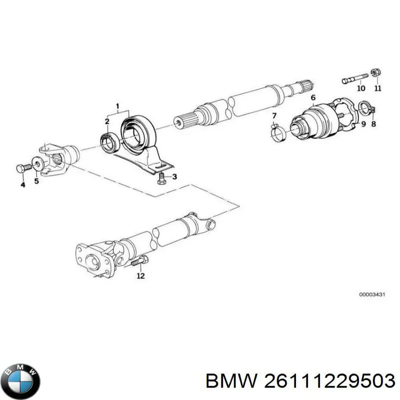 Купити 26111229503 BMW Кільце форсунки