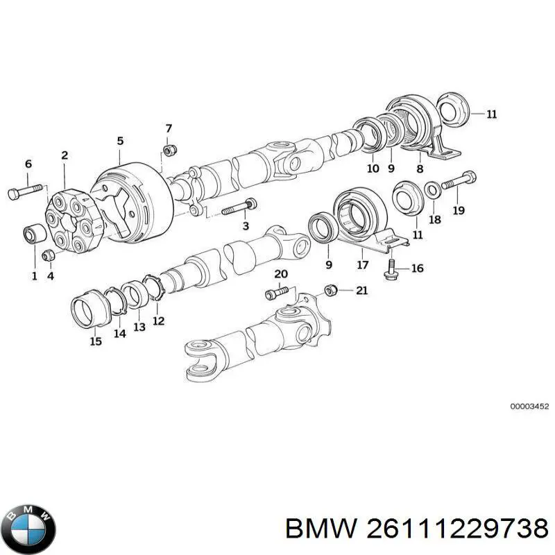  BMW 26111229738 ціна, від 13.64 USD