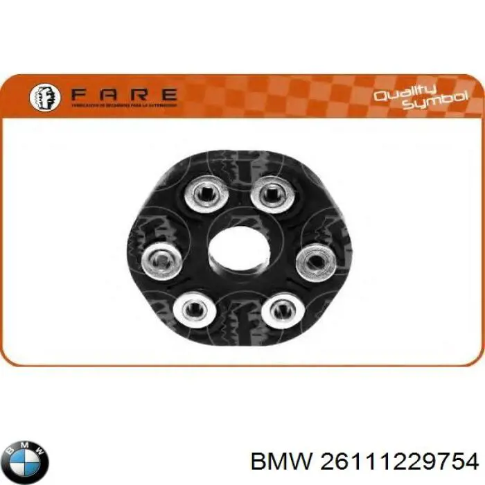 Купити 26111229754 BMW Муфта кардана еластична, передня