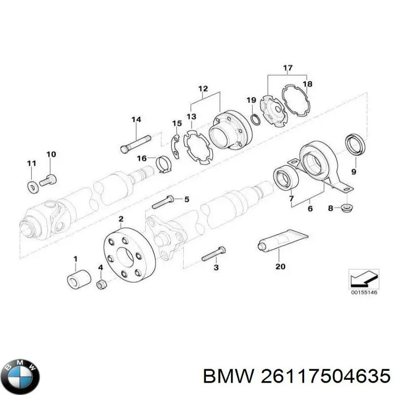 26117504635 BMW Кільце інжектора
