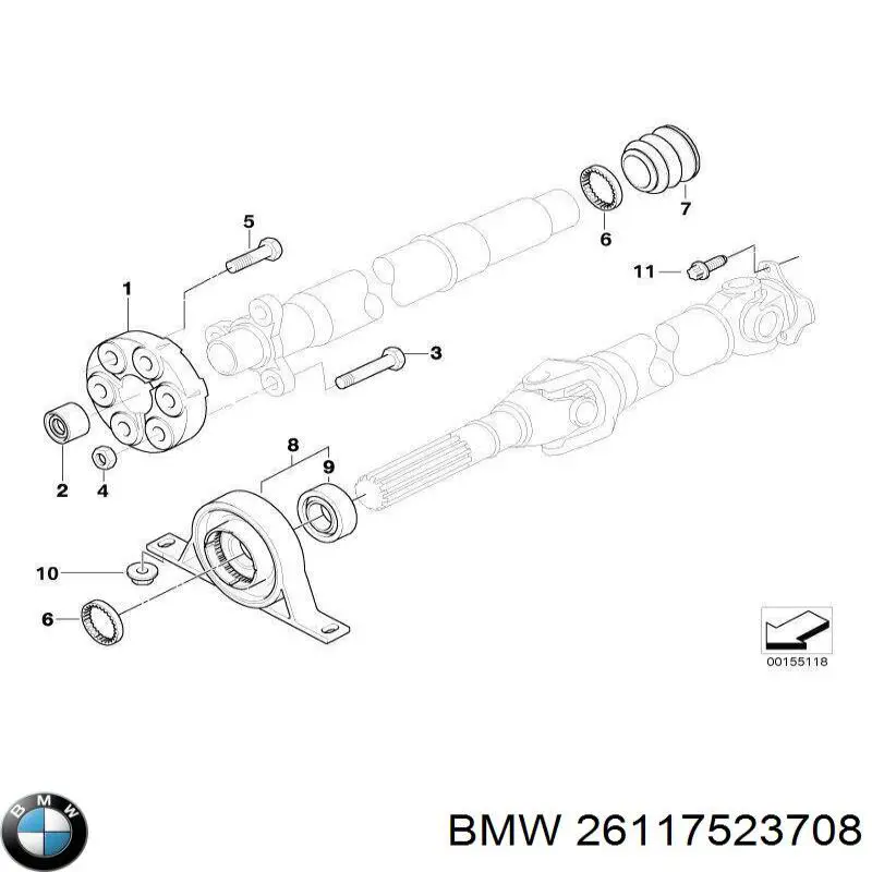  26117523708 BMW