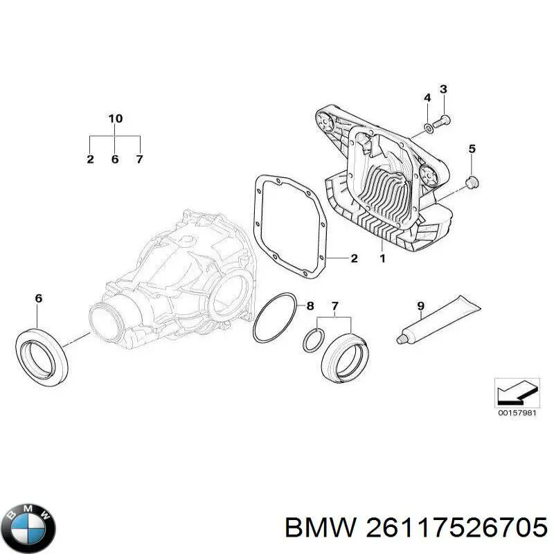 Болт головки блока циліндрів BMW 26117526705