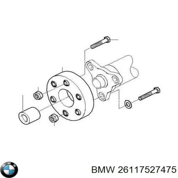 26117527475 BMW Болт кріплення головки блоку циліндрів