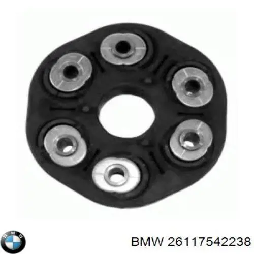 Муфта кардана еластична, передня 26117542238 BMW