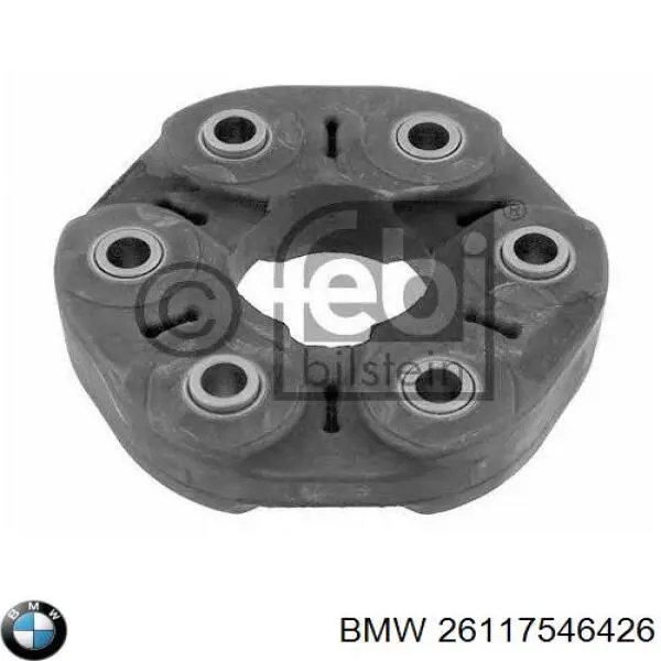 26117546426 BMW Гумова пружна муфта кардана передня
