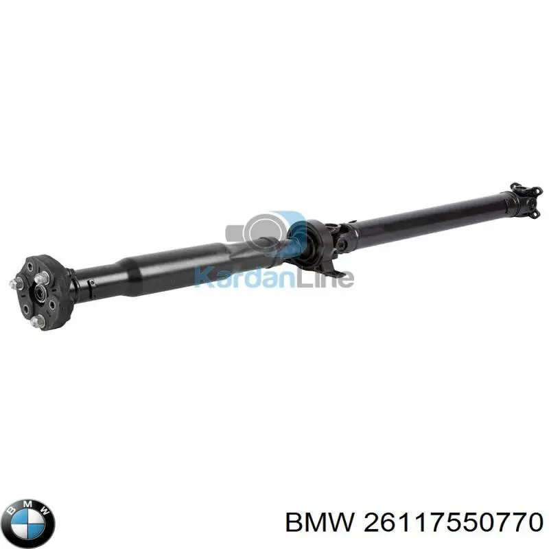 Вал карданний задній, у зборі BMW 26117550770 ціна, від 1620.63 USD