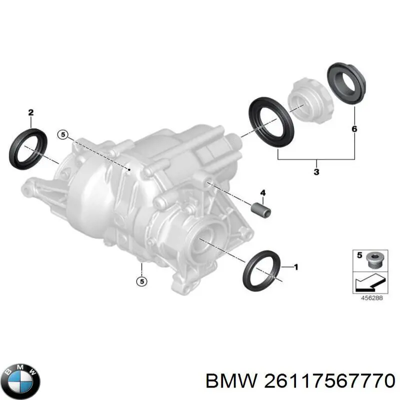 26117567770 BMW Заставна гайка під саморіз