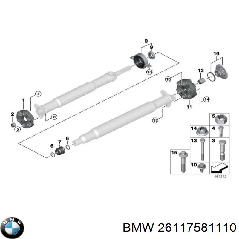  BMW 26117581110 ціна, від 3.92 USD
