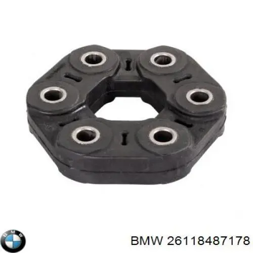 Муфта еластична карданного вала BMW 26118487178 ціна, від 23.31 USD