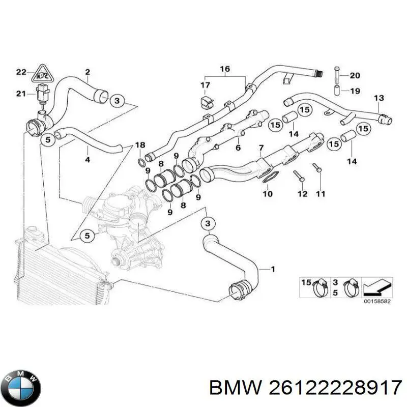 Купити 26122228917 BMW Підвісний підшипник карданного валу