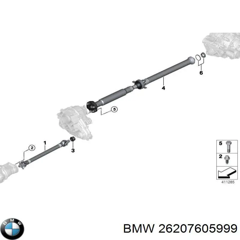 Пильник амортизатора заднього 26207605999 BMW