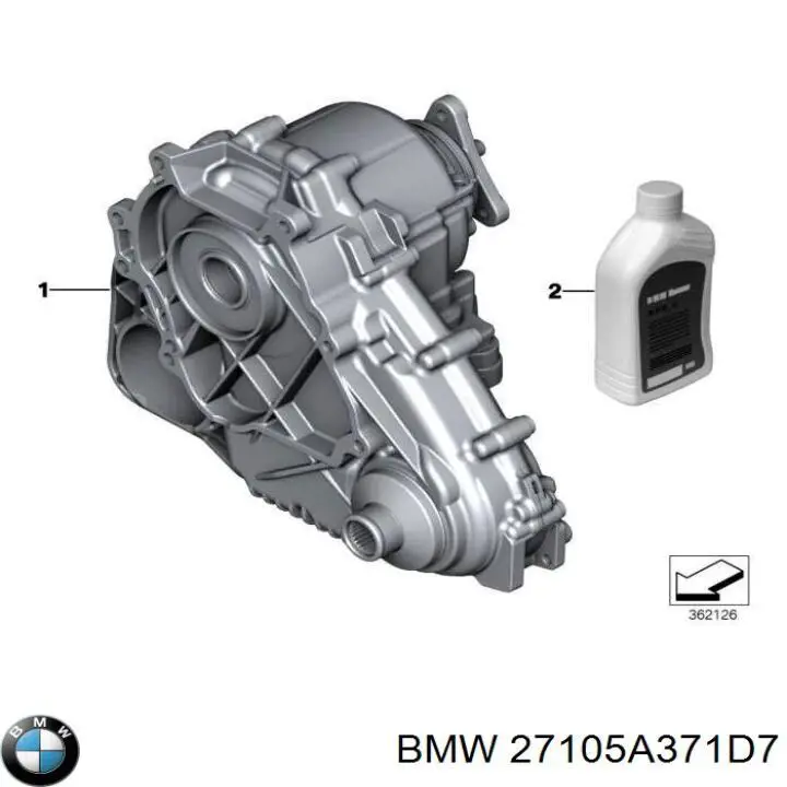Коробка роздавальна BMW 27105A371D7 ціна, від 125.39 USD
