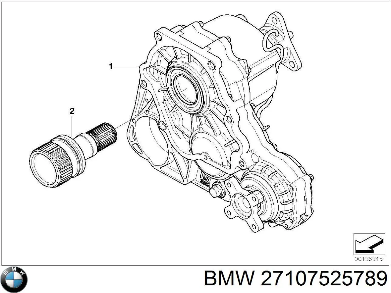  BMW 27107525789 ціна, від 584.09 USD